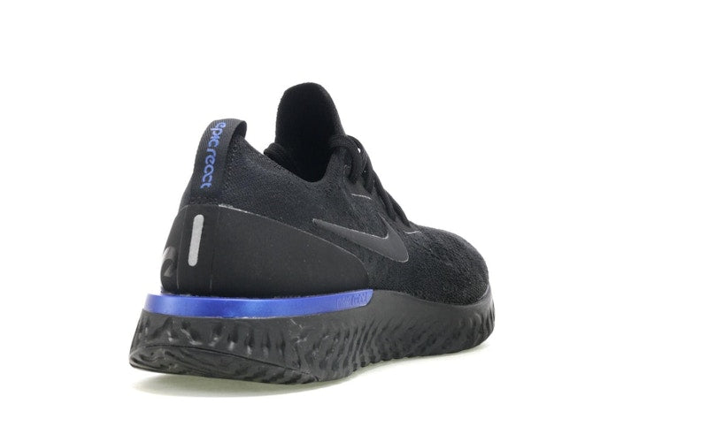 Nike Epic React Flyknit Black Racer Blue (Women's)