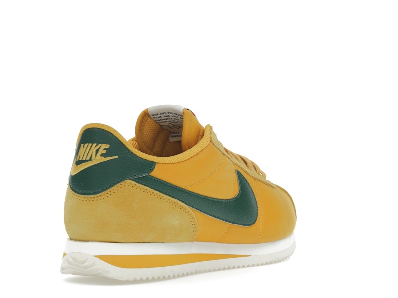 Nike Cortez Textile Yellow Ochre Gorge Green (Women's)