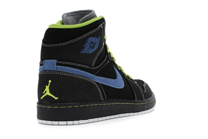 Jordan 1 Retro High Black Cyber Blue Sapphire