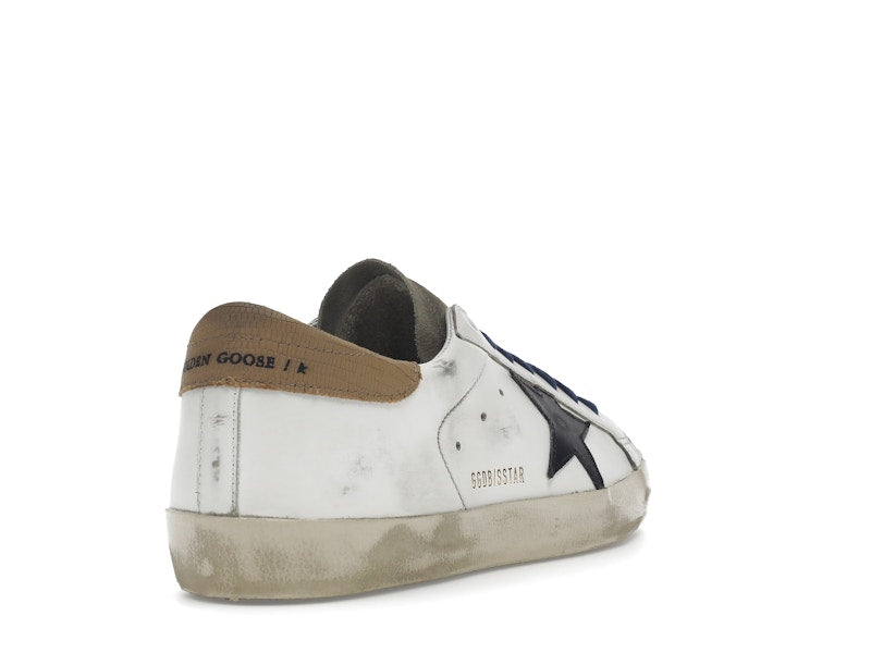 Golden Goose Super-Star Suede Toe White Taupe Royal Blue Black