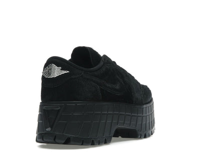 Jordan 1 Low Brooklyn Black Gym Red (Women's)