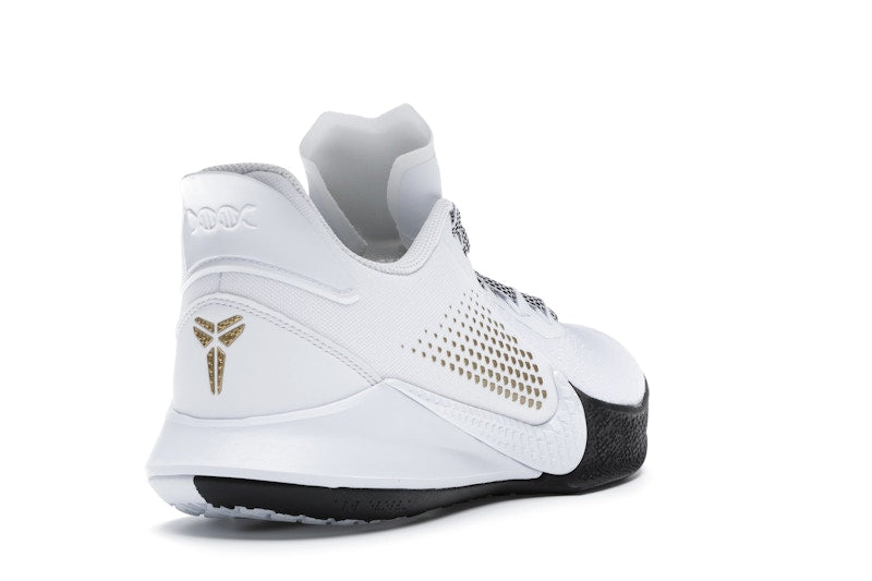 Nike Mamba Fury White Metallic Gold