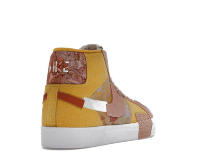 Nike SB Zoom Blazer Mid Premium Floral Paisley Sanded Gold