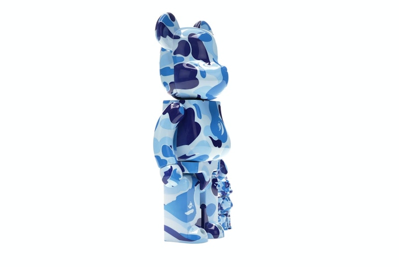 Bearbrick A Bathing Ape ABC Camo 100% & 400% Set Blue