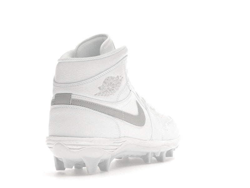 Jordan 1 Mid TD Cleat White Grey Fog
