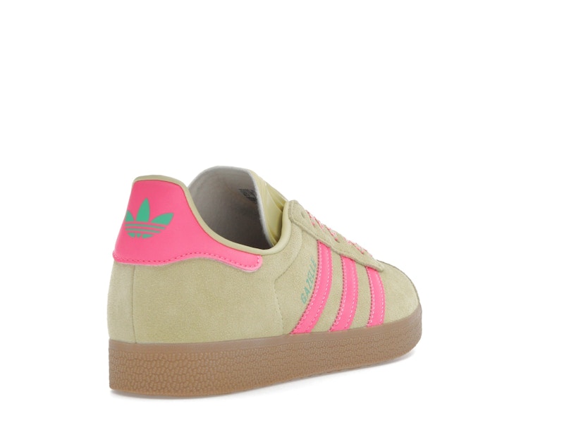 adidas Gazelle Powder Yellow Lucid Pink (Women's)