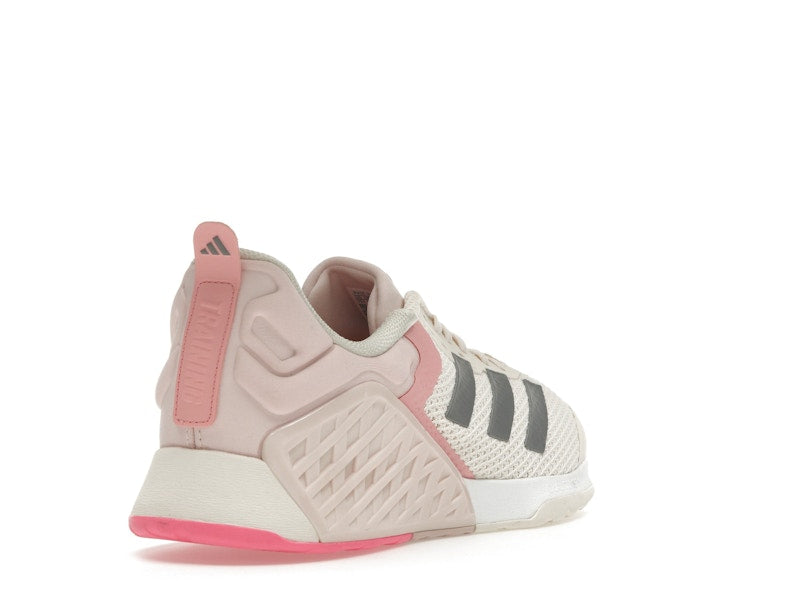 adidas Dropset 3 Chalk White Iron Metallic Semi Pink Spark (Women's)