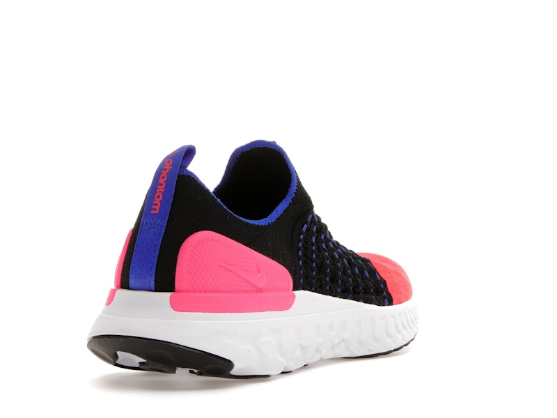 Nike React Phantom Run Flyknit 2 Black Hyper Pink (Women's)
