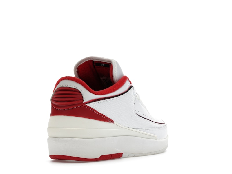Jordan 2 Retro Low White Varsity Red