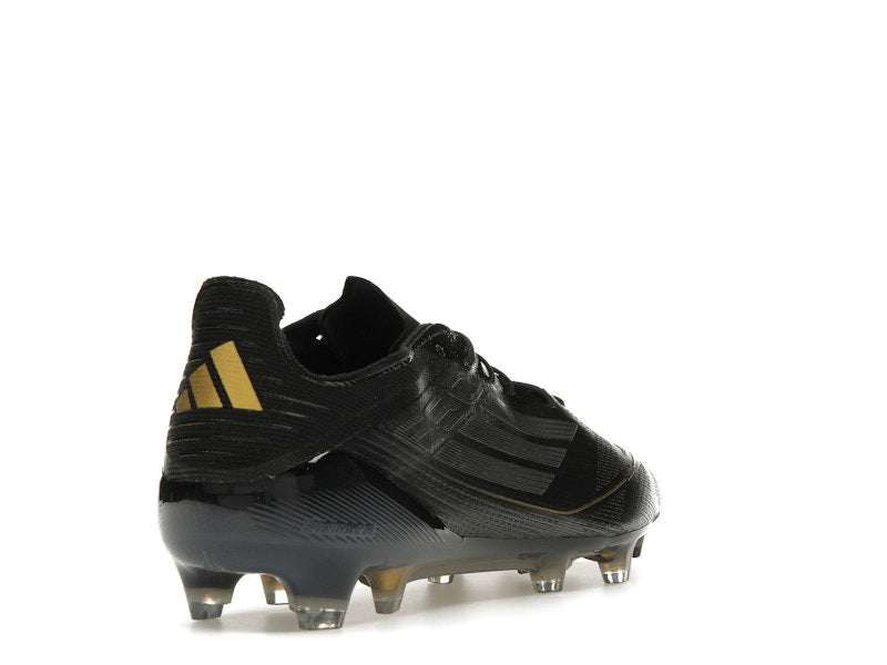 adidas F50 Elite FG Core Black Iron Metallic Gold Metallic
