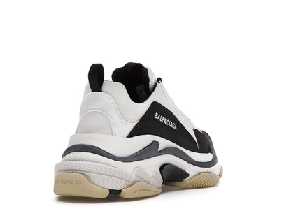 Balenciaga Triple S White Black