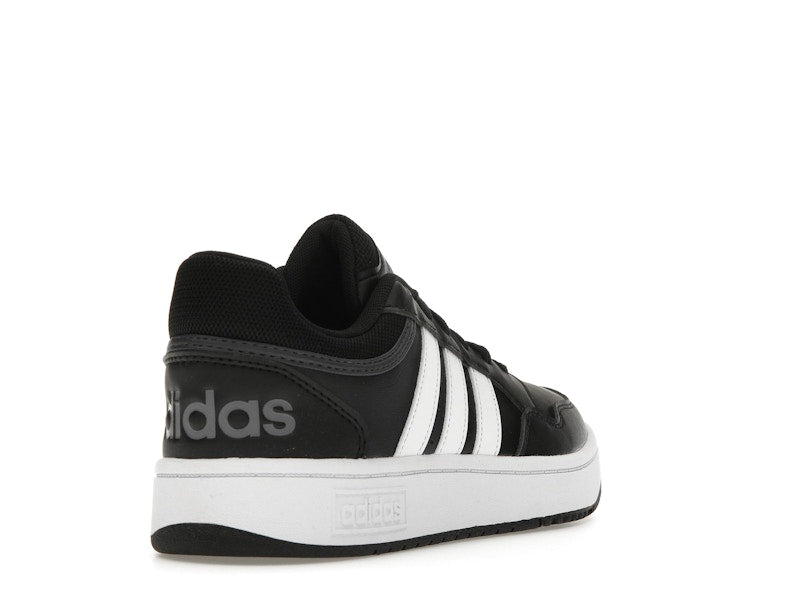 adidas Hoops 3.0 Low Black White Stripes