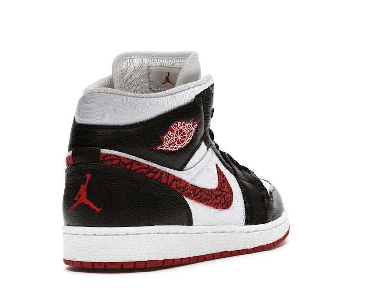 Jordan 1 Phat White Red Black (Elephant Print)
