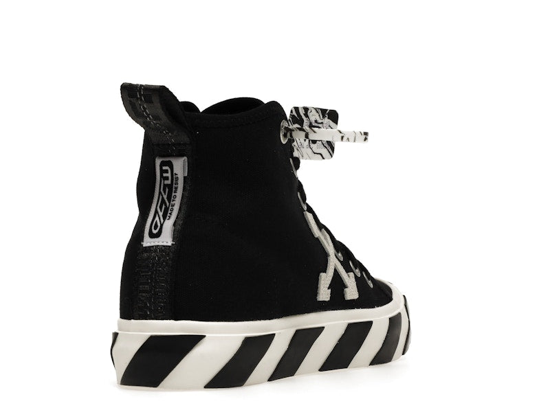 OFF-WHITE Vulcanized Mid Top Black White