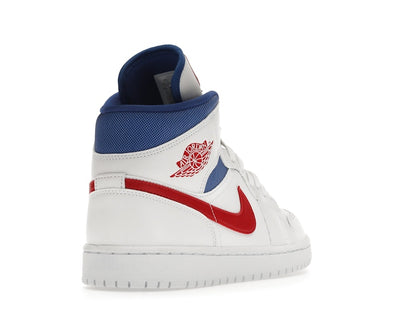 Jordan 1 Mid White Red Royal (Women's)