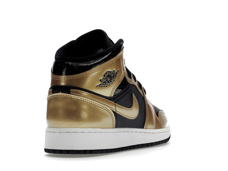 Jordan 1 Mid SE Metallic Gold Black (GS)