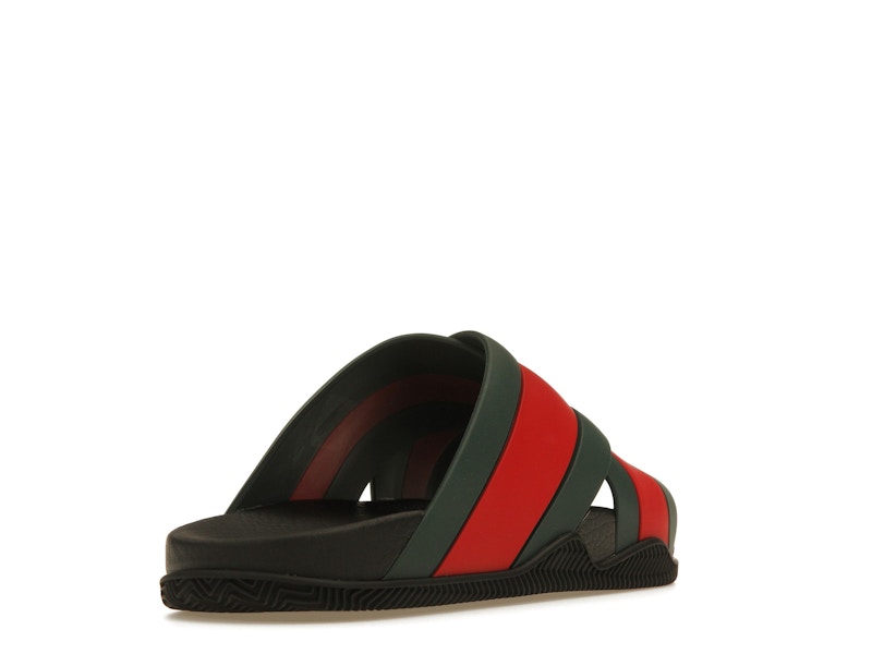 Gucci Web Slide Black Rubber (Women's)