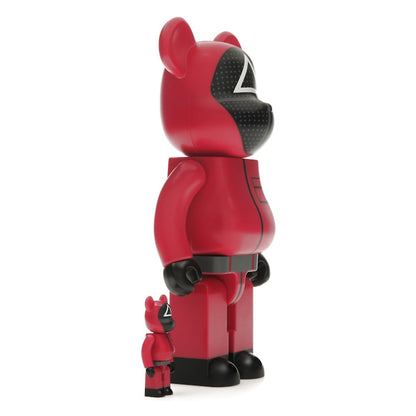 Bearbrick x Squid Game Guard (Triangle) 100% & 400% Set