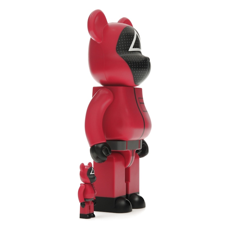Bearbrick x Squid Game Guard (Triangle) 100% & 400% Set