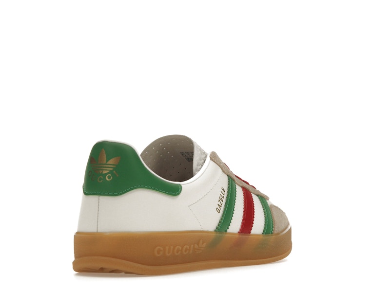 adidas x Gucci Gazelle White Green Red