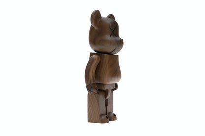 Bearbrick WORLD WIDE TOUR KAWS (Karimoku Wood) 400% Wood