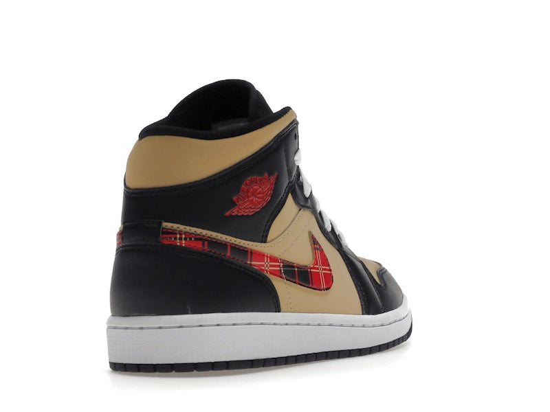 Air Jordan 1 Mid Tartan Swoosh