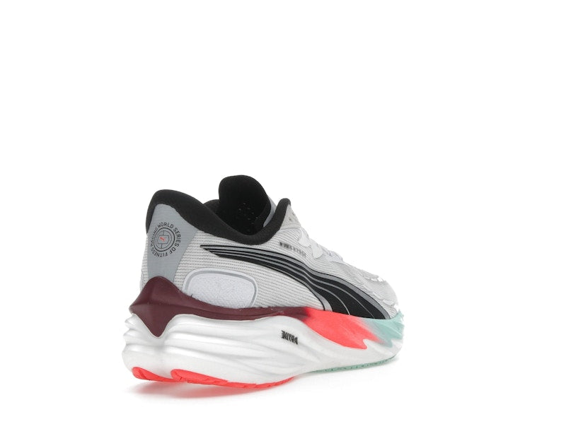 Puma Velocity Nitro 4 Hyrox White Mint Melt Glowing Red (Women's)
