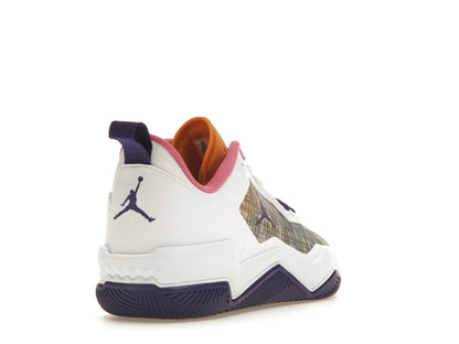 Jordan One Take 4 White Court Purple Canyon Gold