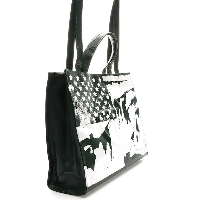Telfar Flag Bag Medium Green/White