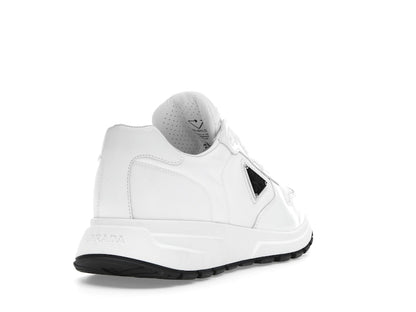 Prada PRAX 01 Sneakers Re-Nylon Brushed Leather White Black