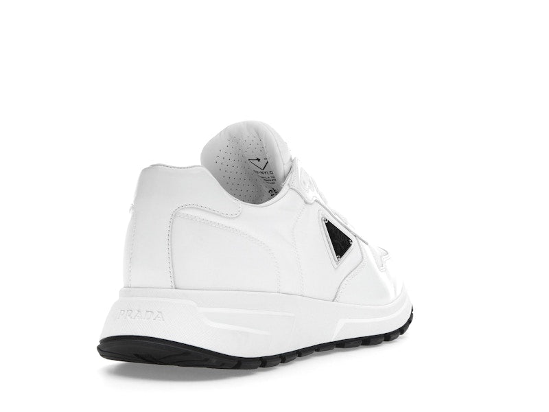 Prada PRAX 01 Sneakers Re-Nylon Brushed Leather White Black