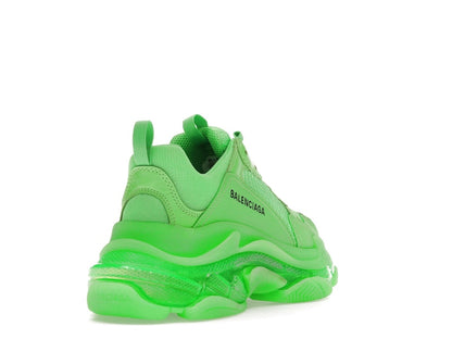 Balenciaga Triple S Soft Neon Green Clear Sole (Women's)