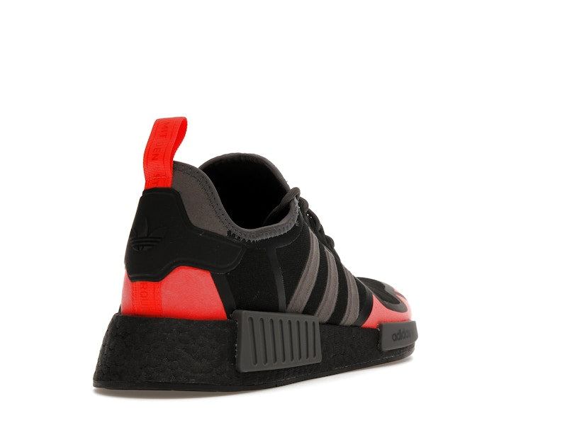 adidas NMD R1 Core Black Solar Red Grey