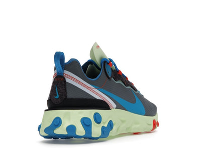 Nike React Element 55 Volt Dark Grey Photo Blue