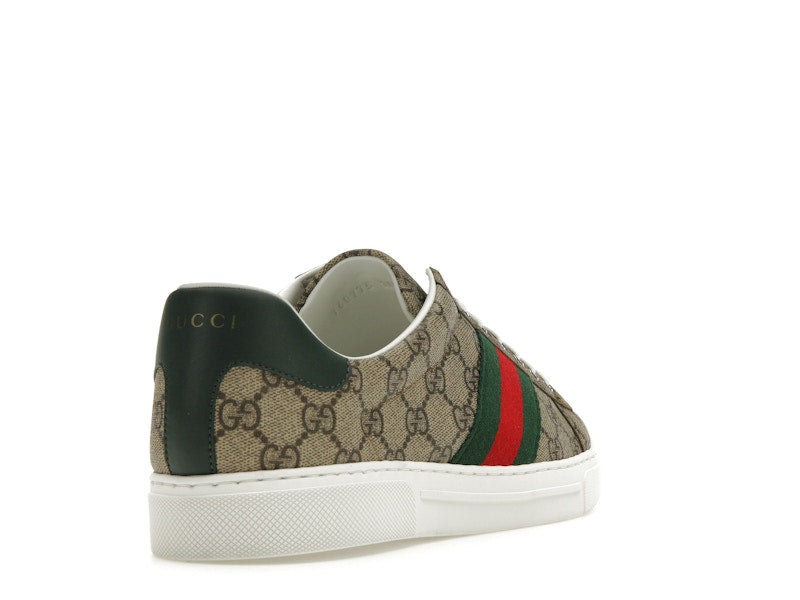 Gucci Ace Web Beige Ebony