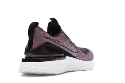 Nike Epic React Moc Flyknit Black University Red Hyper Jade