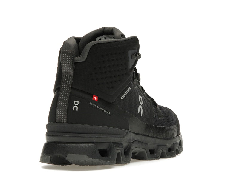 On Running Cloudrock 2 Waterproof Black Eclipse