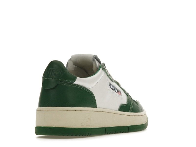 Autry Medalist Leather Low Green White