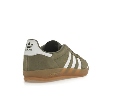 adidas Gazelle Indoor Olive Strata Cloud White Gum
