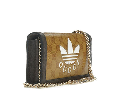 Gucci x adidas Wallet With Chain Beige/Brown