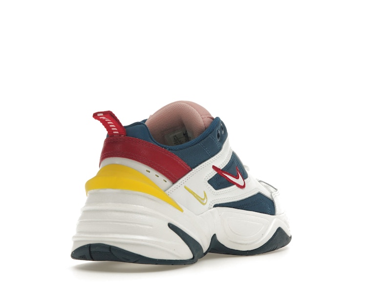 Nike M2K Tekno Blue Force Summit White Chrome Yellow (Women's)
