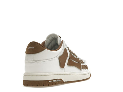 AMIRI Skel Top Low White Brown White