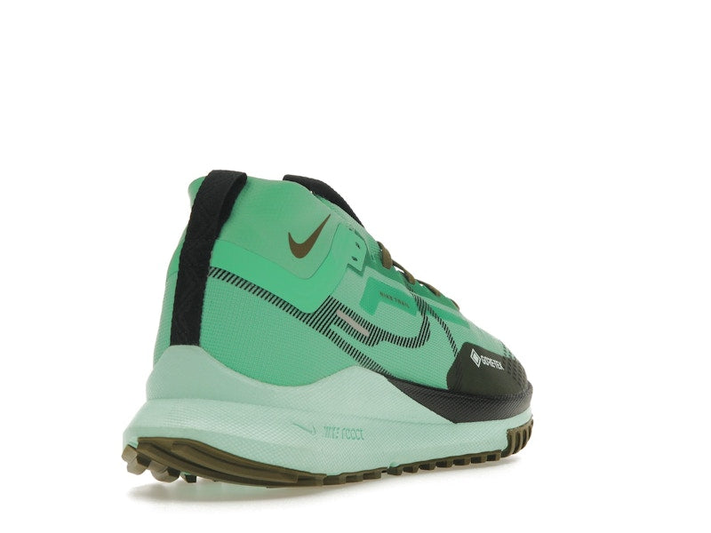 Nike React Pegasus Trail 4 Gore-Tex Spring Green Olive Flak Mint Foam Black