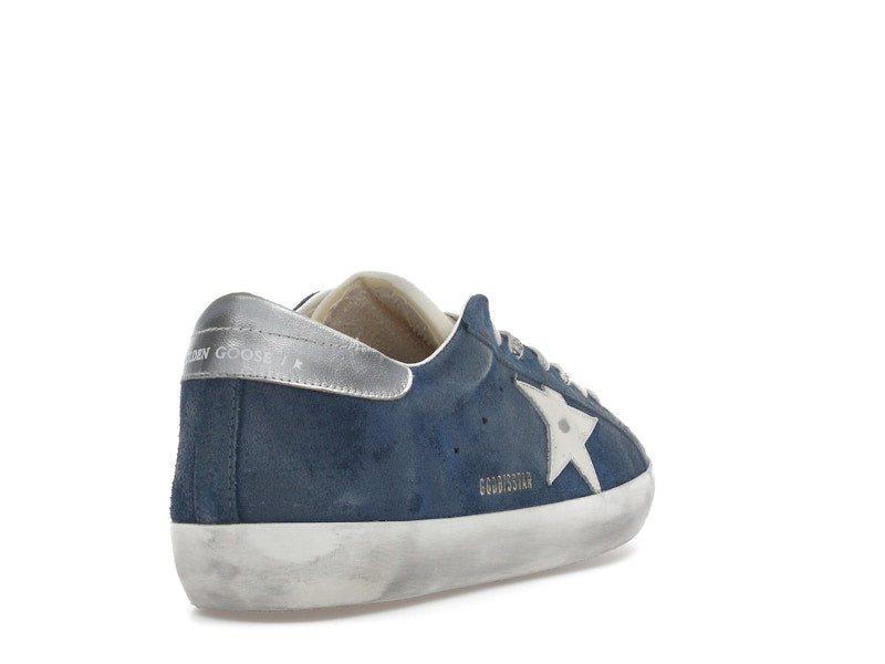 Golden Goose Super-Star Aviator Blue Cream Silver