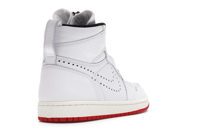 Jordan 1 Retro High Zip White University Red