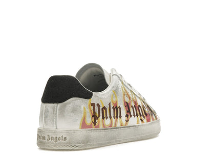 Palm Angels Palm One Low-Top Flame Print White Multi