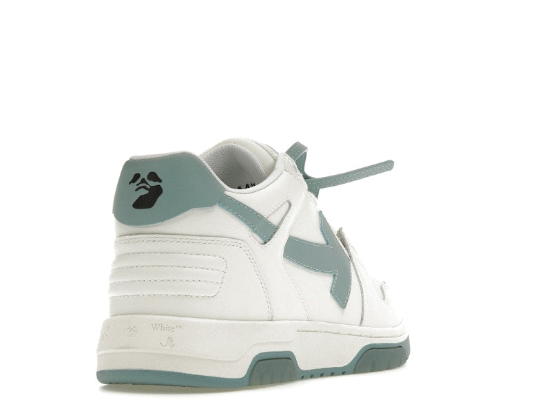 OFF-WHITE Out Of Office OOO Low Tops White Celadon