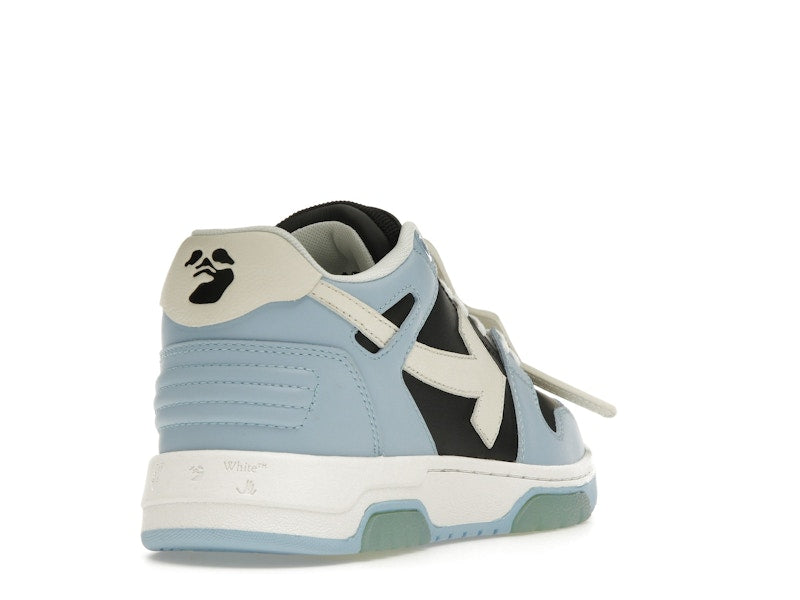 OFF-WHITE Out Of Office OOO Low Tops Light Blue Black