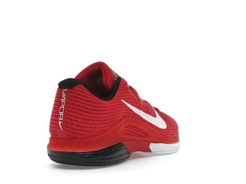 Nike Court Air Zoom Vapor 12 HC University Red Black Gym Red White