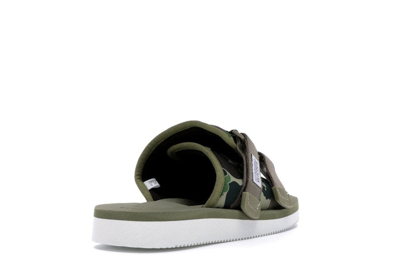 Suicoke x Bape ABC Kaw-Ape Green